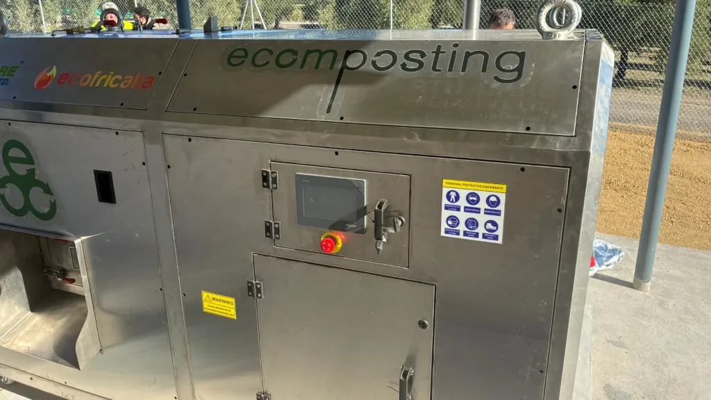 Instalación de Planta de Compostaje, Compostadora en ayuntamiento de Moriles